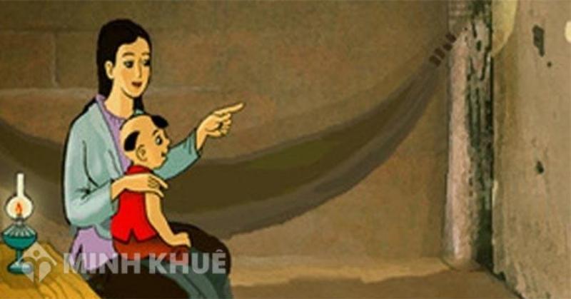 Hình ảnh Vũ Nương tiễn Trương Sinh ra trận, cảnh chia ly đầy xúc động và tình nghĩa vợ chồng